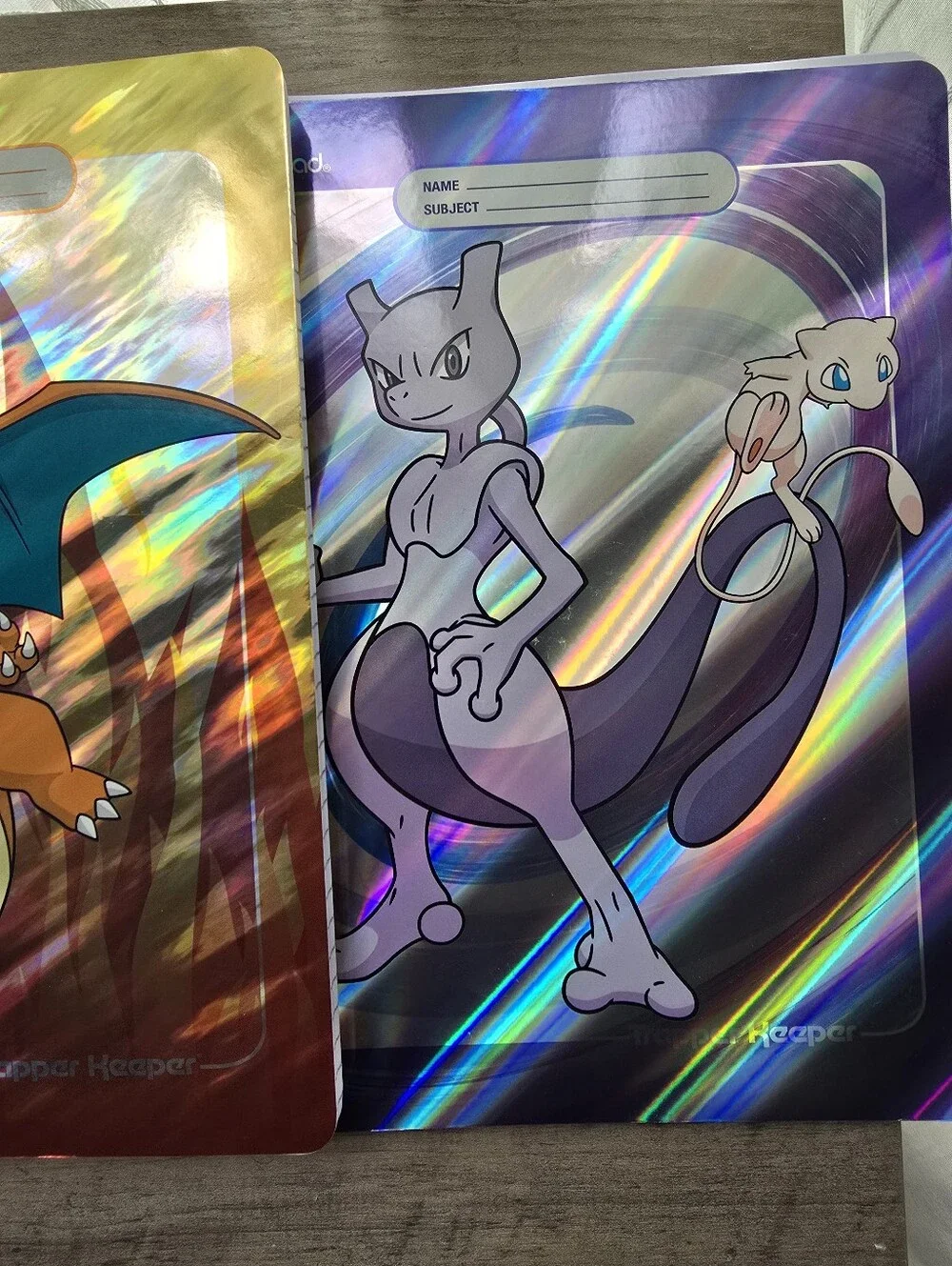 Target x Pokemon Gengar, Charizard, & Mewtwo Limited Edition Notebooks Set of 3